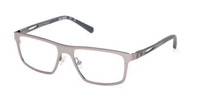 Harley Davidson Hd50131 011 Men's Glasses Silver Size 55 - Free Lenses - Blue Light Block Available In Matte Antique Light Nickeltin Silver