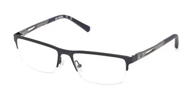 Harley Davidson Hd50132 091 Men's Glasses Blue Size 57 - Free Lenses - Blue Light Block Available In Matte Blue