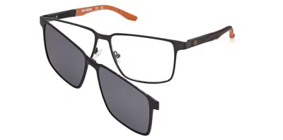 Harley Davidson Hd50135 002 Men's Glasses Black Size 58 - Free Lenses - Blue Light Block Available In Matte Black