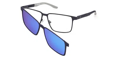 Harley Davidson Hd50135 091 Men's Glasses Blue Size 58 - Free Lenses - Blue Light Block Available In Matte Blue