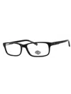 Harley Davidson Hd56 Mini Rectangular Eyeglasses For Men In Black