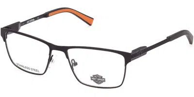 Harley Davidson Hd9009 002 Men's Glasses Black Size 55 - Free Lenses - Blue Light Block Available