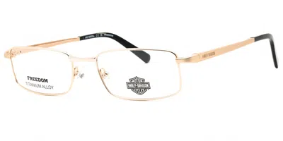 Harley Davidson Hd9027 032 Men's Glasses  Size 55 - Free Lenses - Blue Light Block Available In Gold