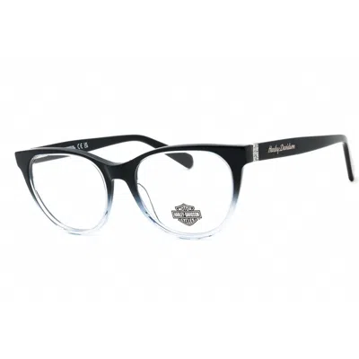 Harley Davidson Ladies Blue Round Eyeglass Frames Hd50056