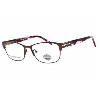 Harley Davidson Ladies Multi-color Rectangular Eyeglass Frames Hd0540