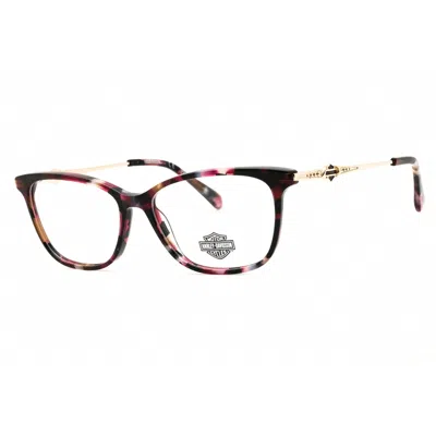 Harley Davidson Ladies Multi-color Rectangular Eyeglass Frames Hd0564