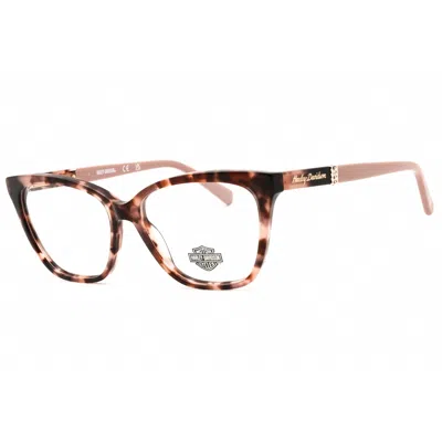 Harley Davidson Ladies Pink Cat Eye Eyeglass Frames Hd50059