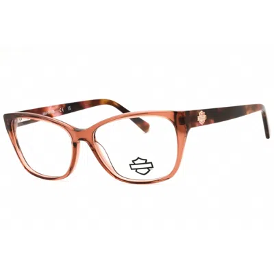 Harley Davidson Ladies Pink Cat Eye Eyeglass Frames Hd50108