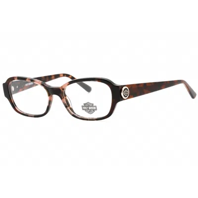 Harley Davidson Ladies Pink Oval Eyeglass Frames Hd0567