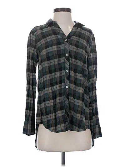 Pre-owned Harley Davidson Long Sleeve Blouse In Gray