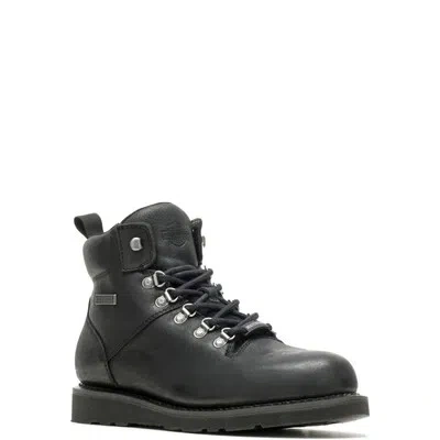 Pre-owned Harley-davidson Men's 5" Denway Waterproof Riding Boot Black - D96248, Black