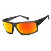 Harley Davidson Hd0983x Rectangular Polarized Sunglasses In Black