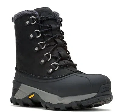 Pre-owned Harley-davidson Men's Mke Warm 6-inch Black Wp Motorcycle Boots, D93864