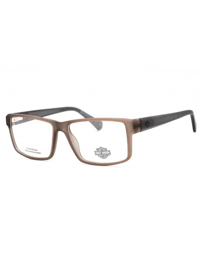 Harley Davidson Men's Rectangular Eyeglasses Hd0982 - Modern Comfort And Style In Multi