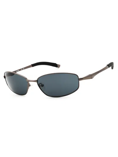 Harley Davidson Men's Rectangular Metal Sunglasses - Hd0816x Design In Black