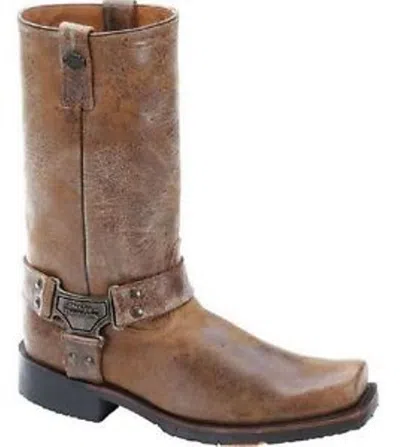 Pre-owned Harley-davidson Harley Davidson Mens Sawyer Western Boot D93221 In Brown