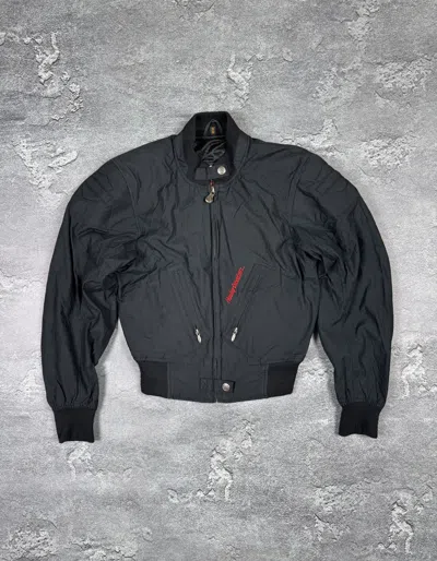 Pre-owned Harley Davidson Motorcycle Bomber Size S Streetwear Y2k In Black