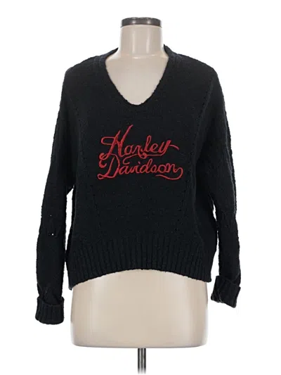 Pre-owned Harley Davidson Pullover Sweater In Black