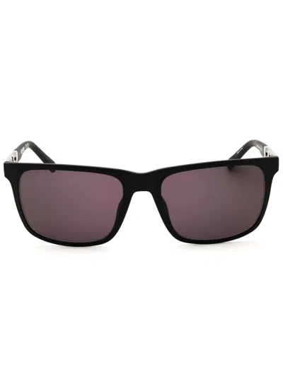 Harley Davidson Rectangular Designer Men's Sunglasses - Hd00020 Model In Burgundy
