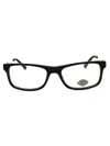 Harley Davidson Rectangular Men's Eyeglasses Hd0143t In Black