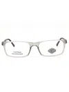 Harley Davidson Rectangular Men's Eyeglasses Hd0151t - Modern Design In Neutral
