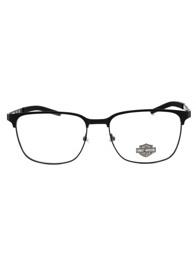 Harley Davidson Rectangular Metal Men's Eyeglasses - Hd50018 In Yellow