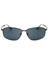 Harley Davidson Rectangular Metal Sunglasses For Men In Blue