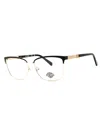 Harley Davidson Rectangular Women's Eyeglasses In Multi