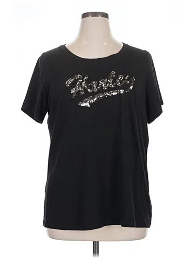 Pre-owned Harley Davidson Short Sleeve T-shirt In Black