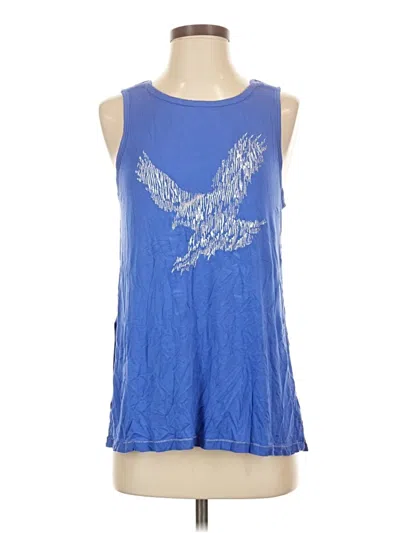 Pre-owned Harley Davidson Sleeveless T-shirt In Blue