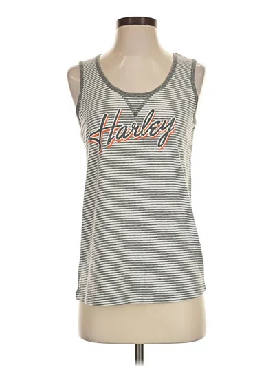 Pre-owned Harley Davidson Sleeveless T-shirt In Gray