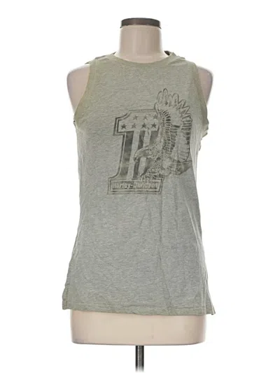 Pre-owned Harley Davidson Sleeveless T-shirt In Gray