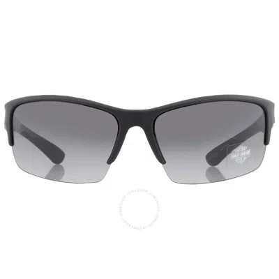 Harley Davidson Smoke Gradient Sport Men's Sunglasses Hd0155v 91b 69 In Black