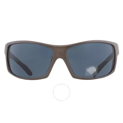 Harley Davidson Smoke Wrap Men's Sunglasses Hd0140v 20b 70 In Green