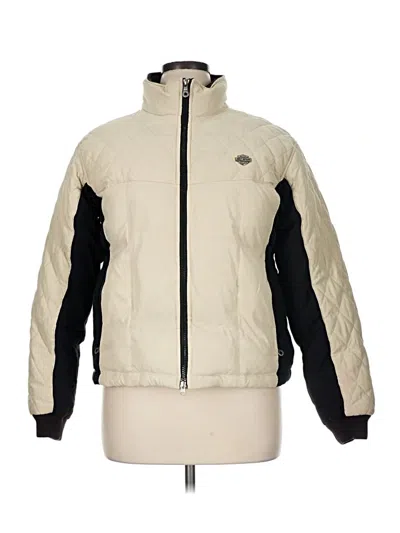 Pre-owned Harley Davidson Snow Jacket In Ivory