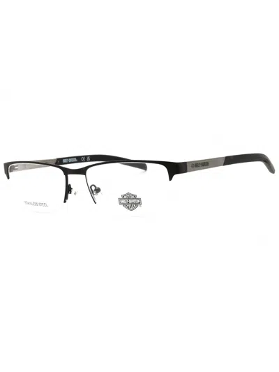 Harley Davidson Stylish Rectangular Eyeglasses For Men In Metallic