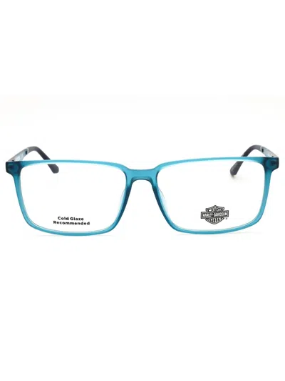Harley Davidson Stylish Rectangular Men's Eyeglasses - Hd50021 In Red
