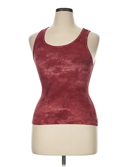 Pre-owned Harley Davidson Tank Top Burgundy Halter Neckline Tops