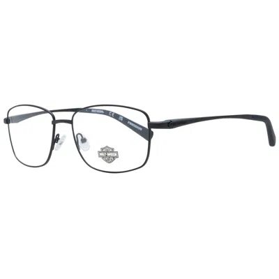 Harley Davidson Harley-davidson Titanium Glasses Men's (frames) In Black