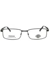 Harley Davidson Titanium Rectangular Eyeglasses For Men In Gray