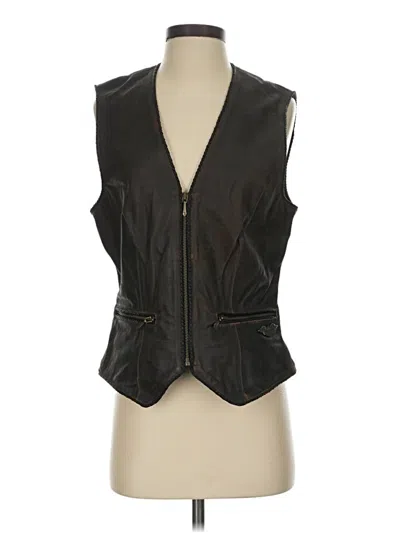 Pre-owned Harley Davidson Vest In Black