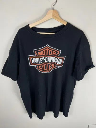 Pre-owned Harley Davidson X Vintage Harley Davidson Mt Rainier T-shirt In Black