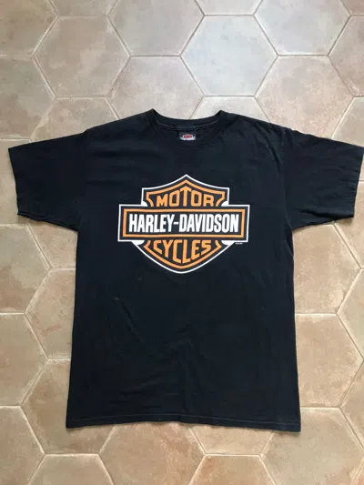 Pre-owned Harley Davidson X Vintage Harley Davidson Vintage Shirt In Black