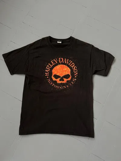 Pre-owned Harley Davidson X Vintage Harley Davidson Vintage T-shirt In Black