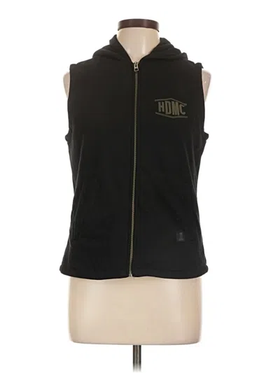 Pre-owned Harley Davidson Zip Up Hoodie In Black