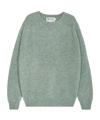 Harley Of Scotland Long-sleeved Sweater In Gray