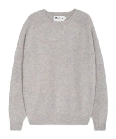 Harley Of Scotland Long-sleeved Sweater In Gray