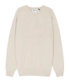 Harley Of Scotland Long-sleeved Sweater In White