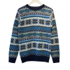 Harley Of Scotland Long-sleeved Sweater In Blue
