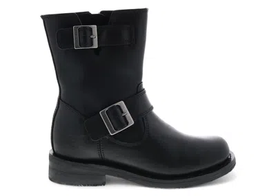 Pre-owned Harley-davidson Harleydavidson Barlyn 7" Engineer Boots (women's) Sneakers In Black